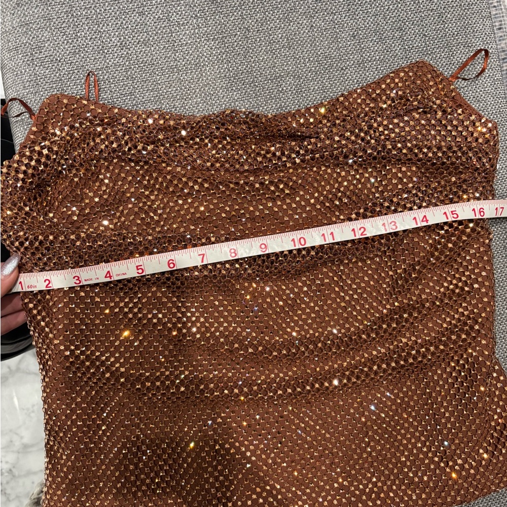 Zara Brown Rhinestone Set - Picture 5 of 7